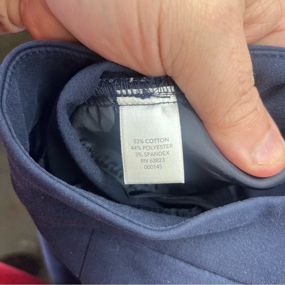 CJ Banks Navy Dress Pants Womens 16W Tall Plus Casual Stretch Comfy Work 2614 - Picture 3 of 9